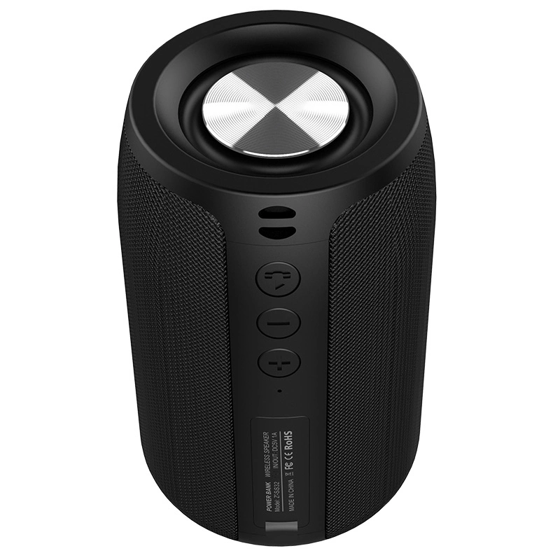 Portátil Mini negro ligero resistente al agua IPX5 altavoz estéreo inalámbricos