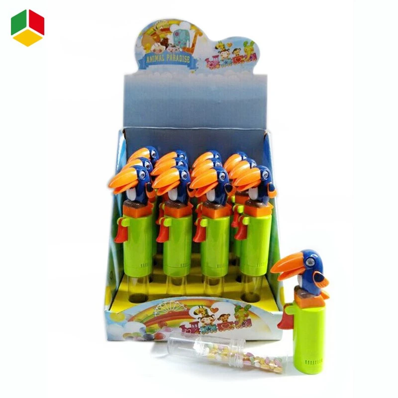 Promoción de los Niños Los niños caliente Qstoys plástico educativo lindo Animal dulce golosina de diseño de juguetes con Funny Stick