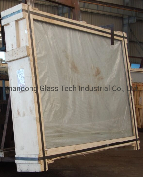 Clear Float Glass Blue Edge Ultra Clear Glass