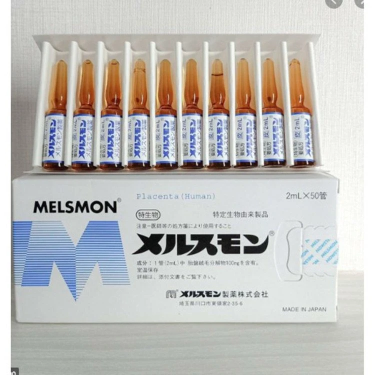 Laennec Melsmon Human Placenta Injection Effective Against Melanin Lighten Skin Glow Facial Enhancement and Whitening Injection Filler