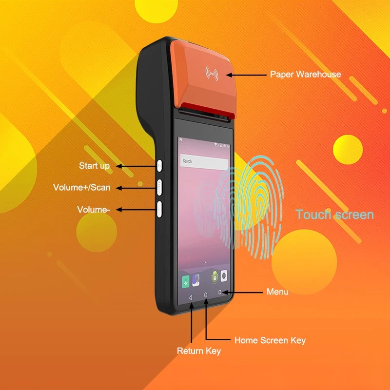 Low Cost POS Terminal Handheld Touch Android Handheld POS Terminal Android