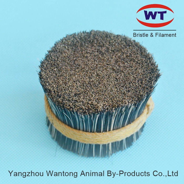 Natural White Rifling Bristle for Shoes Brush