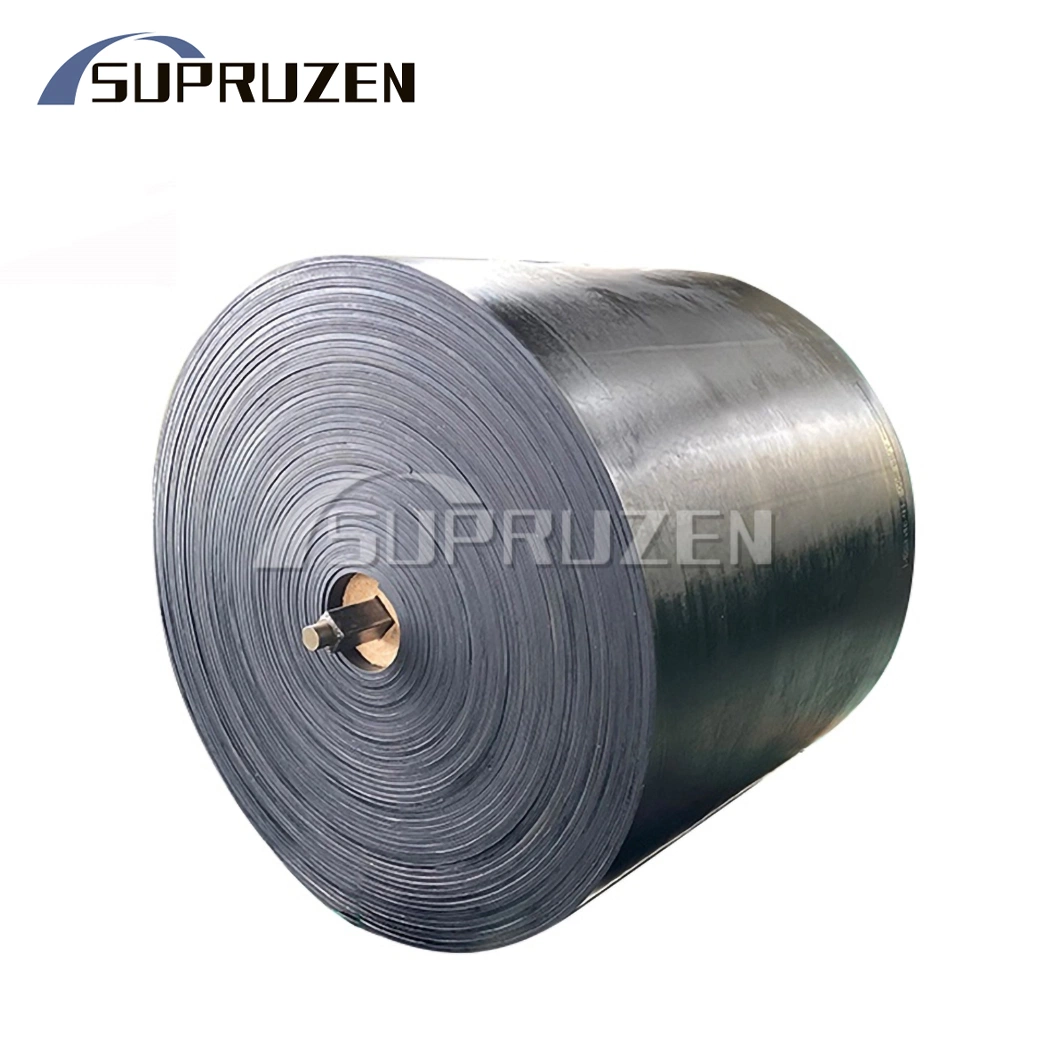 Sunmu Industry Steel Cord Rubber Conveyor Belt China Suppliers 0.4kw - 22kw Power Durable Rubber Conveyor Belt Used for Vertical Rubber Belt Conveyor