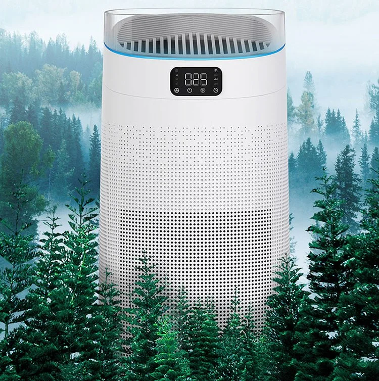 Ozone Ultraviolet Activated Carbon HEPA Filter Version Cadr 400 Air Purifier with Pm25 Sensor