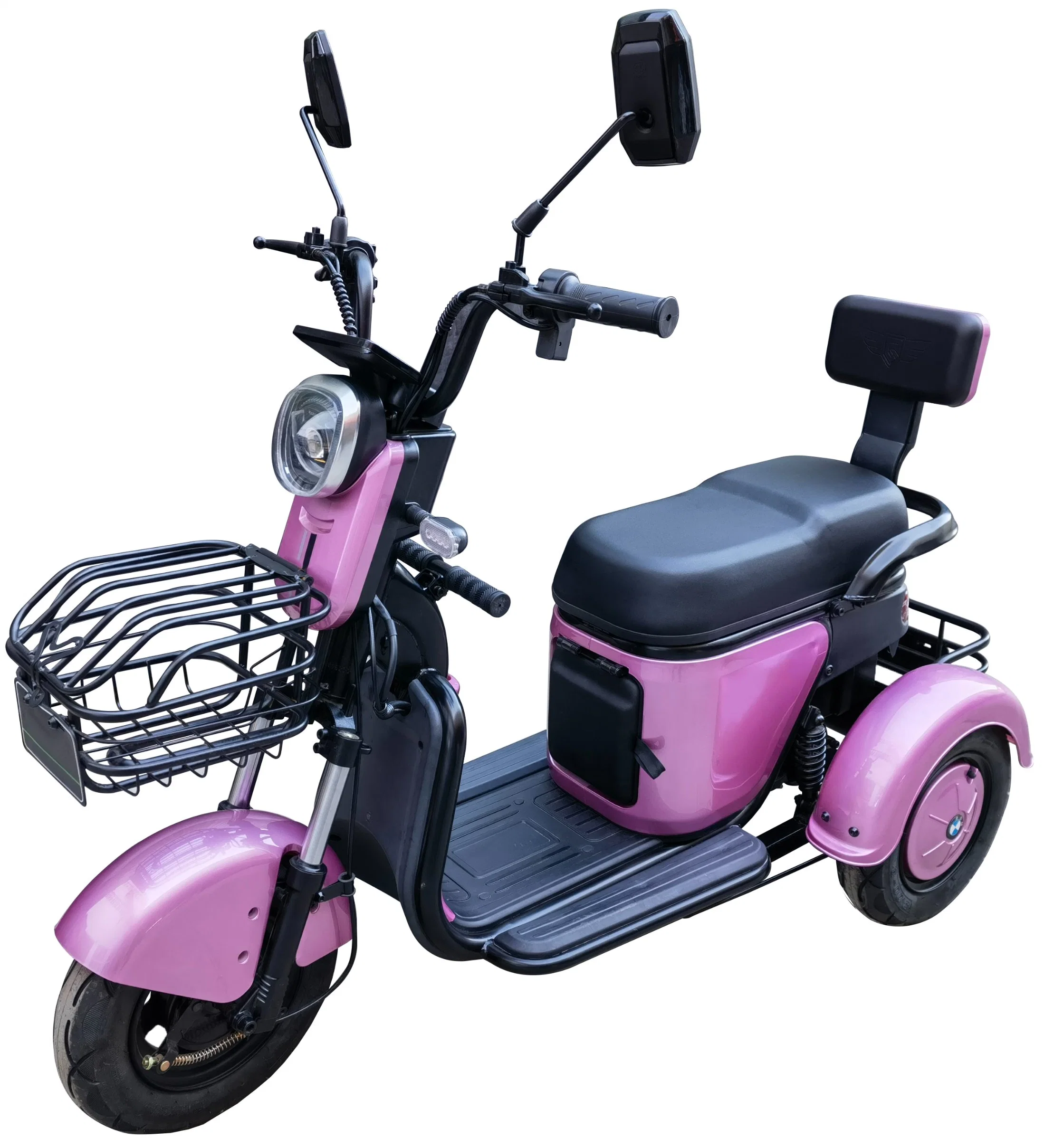 48V 500W Qiangsheng 3 Wheel Mobility Scooters with Child Seat