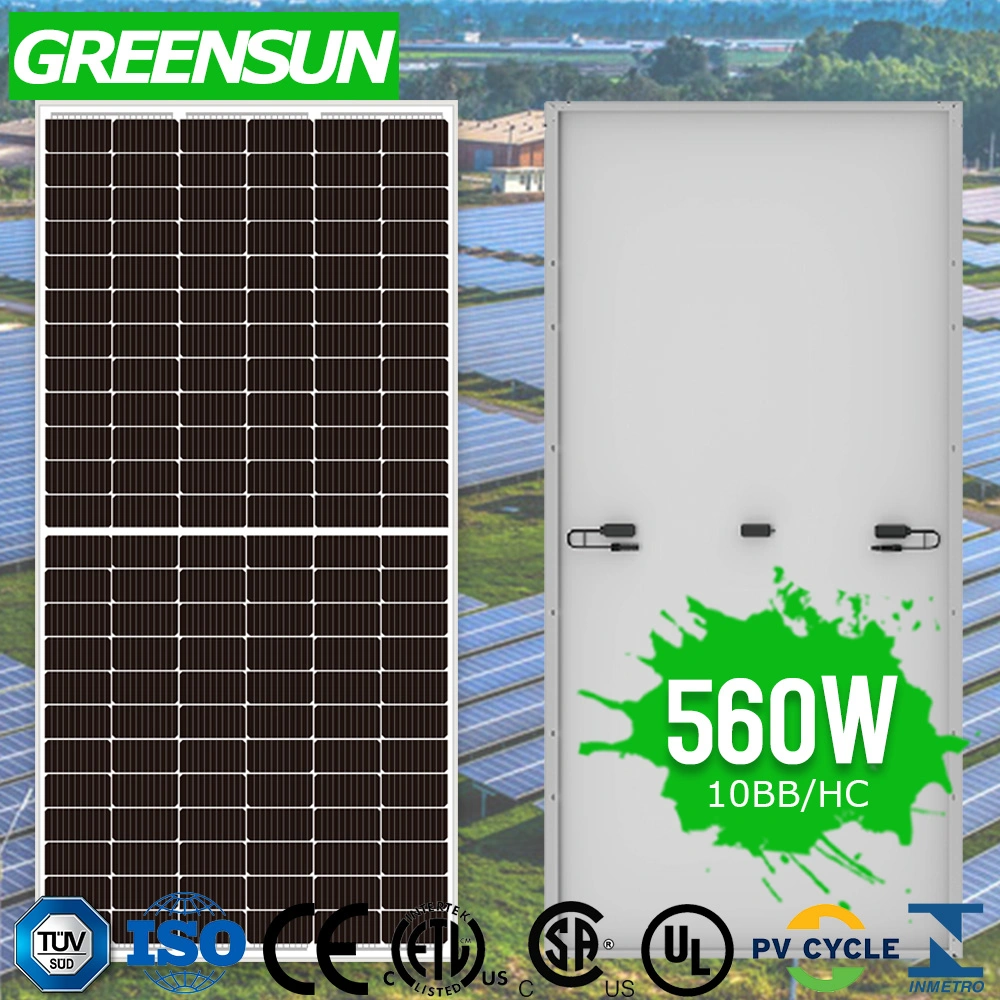 Las células solares 555W panel solar paneles solares fotovoltaicos de 560W de precios de productos de Energía Solar