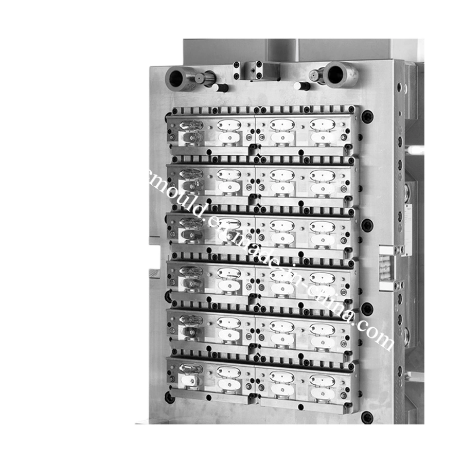 Moldes de plástico de tapa abatible de inyección con sistema de cierre 28/410 Tapón