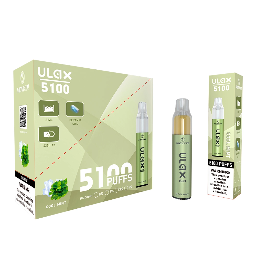 Wholesale/Supplier 10ml E CIGS Fumot Vape 5100 Puffs with Ceramic Coil Ulax 5100 Disposable/Chargeable Vape