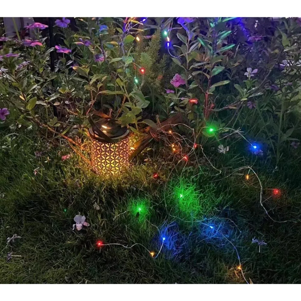 Agua Kettle Garden Lamp Lawn LED luces solares Ci20505