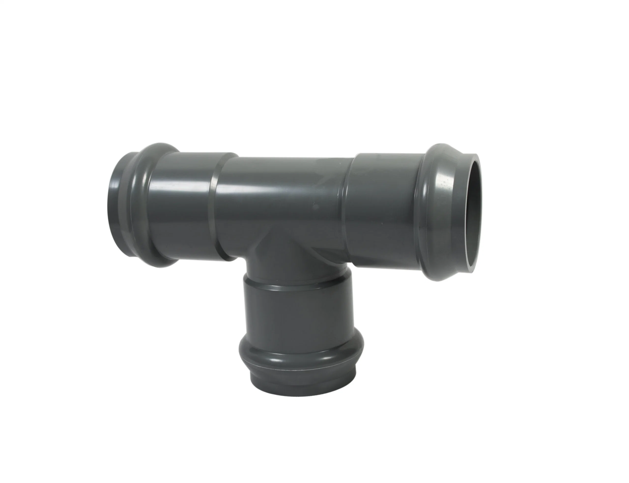 200mm High Quality Pn10 Plastic Fittings UPVC Reducing Tee for Water Supply or Agricultual Irrigation