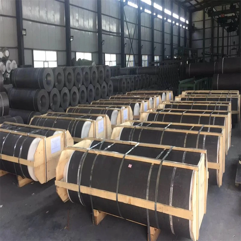 Most Favourable Coal Tar Pitch UHP Carbon Anode 300-600mm Graphite Electrode