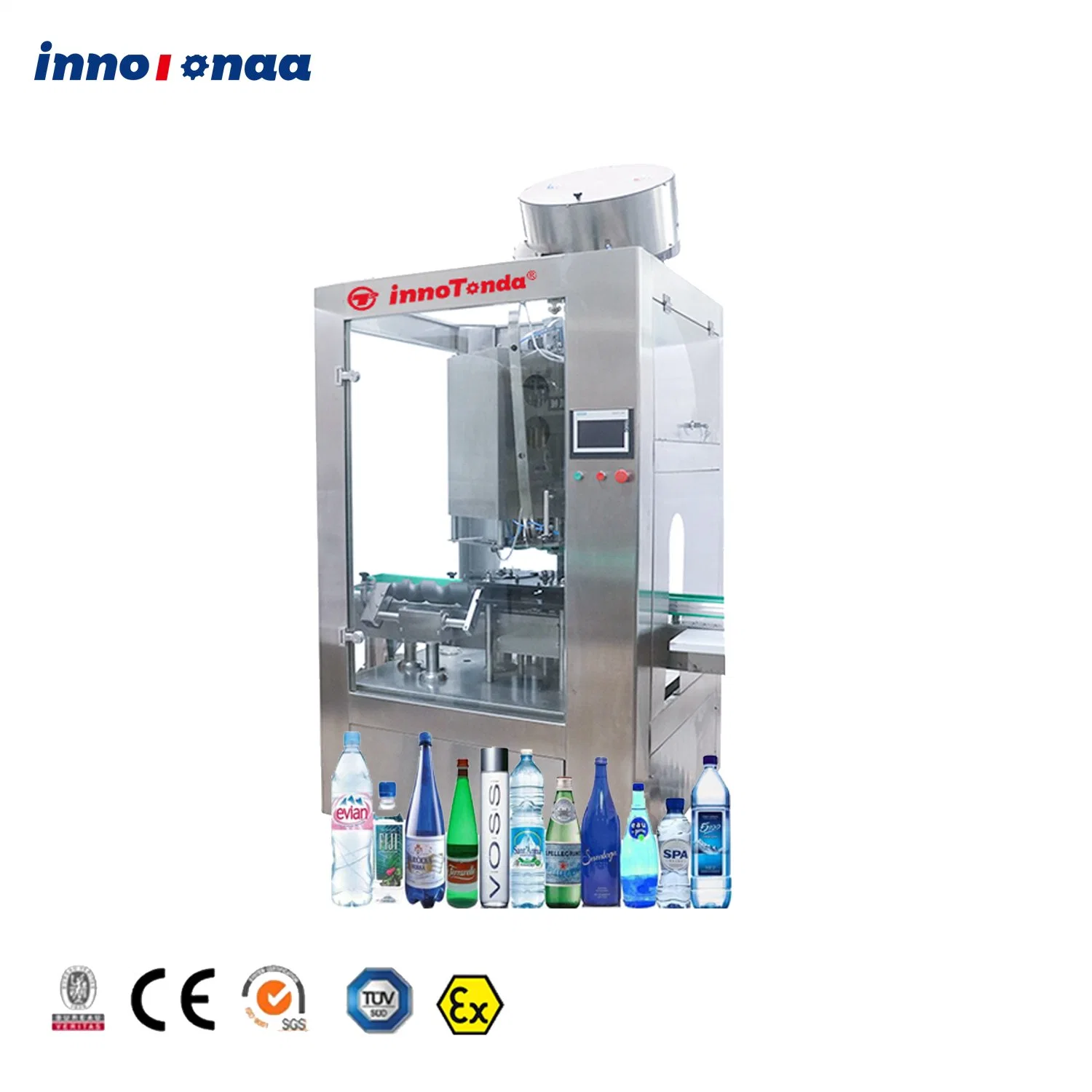 Glass Bottle Filling/Capping/Washing/Cap Shrink/T Cork/Labeling/Dryer/Crating Machinery