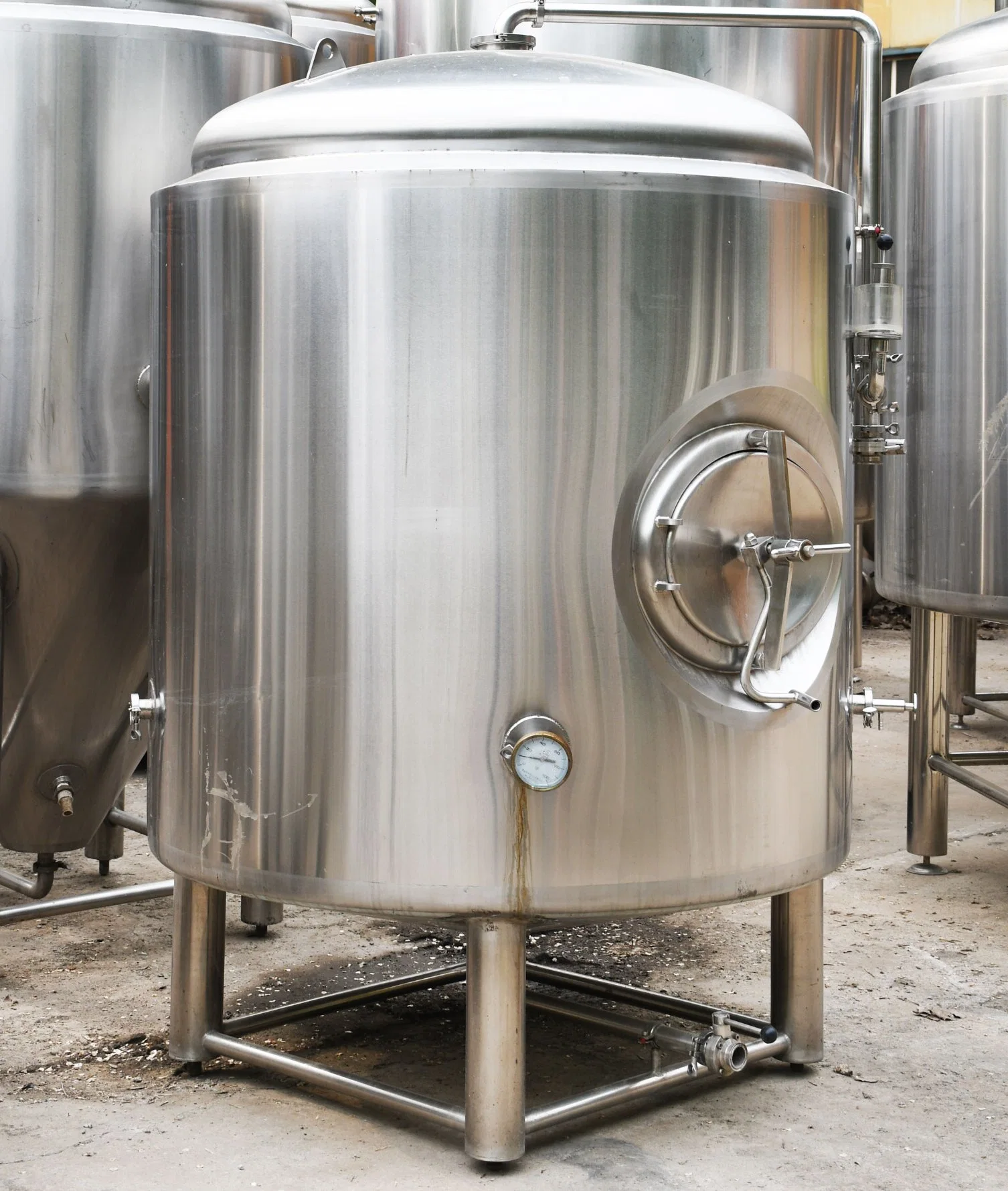 1500L Stainless Steel 304 Beer Bright Tank with Cooling Jacket