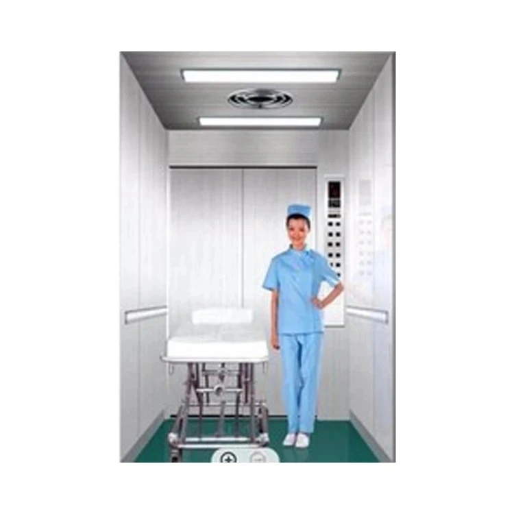 Machine Room Gearless Drive Hospital Passenger Elevator