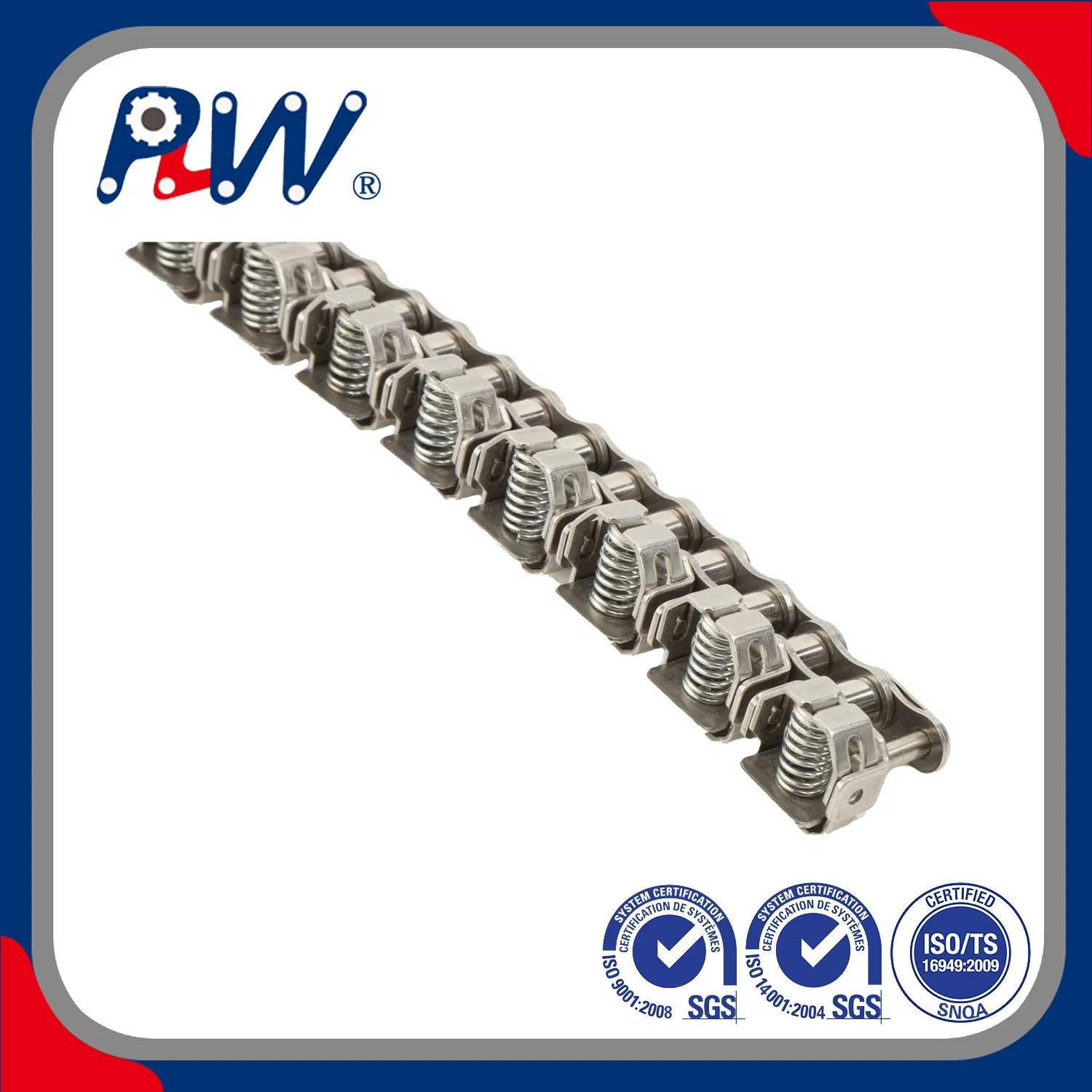 China Professional Hot Selling Industrial Standard Stainless Steel Grip Chains