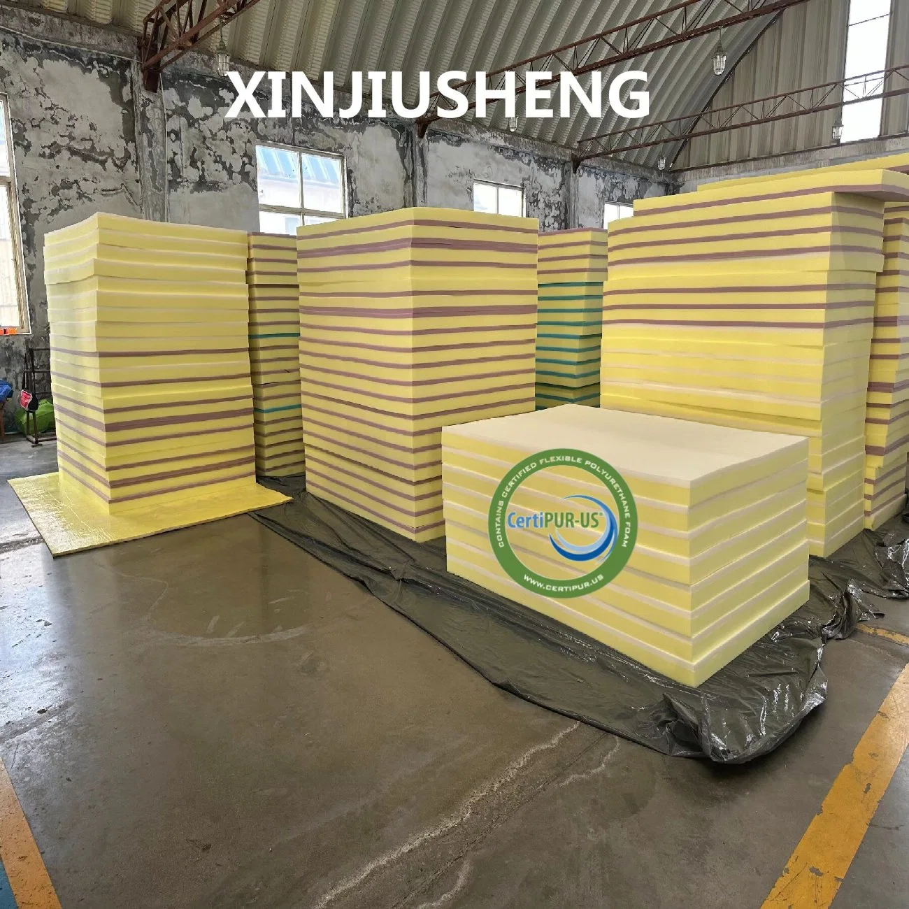 Widely Use in Mattress Production Flexible Roll Upholstery Foam Mattress