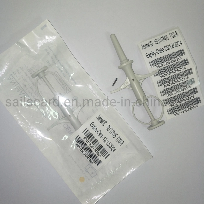 134.2kh Em4305 NFC RFID Pet Microchips for Dogs