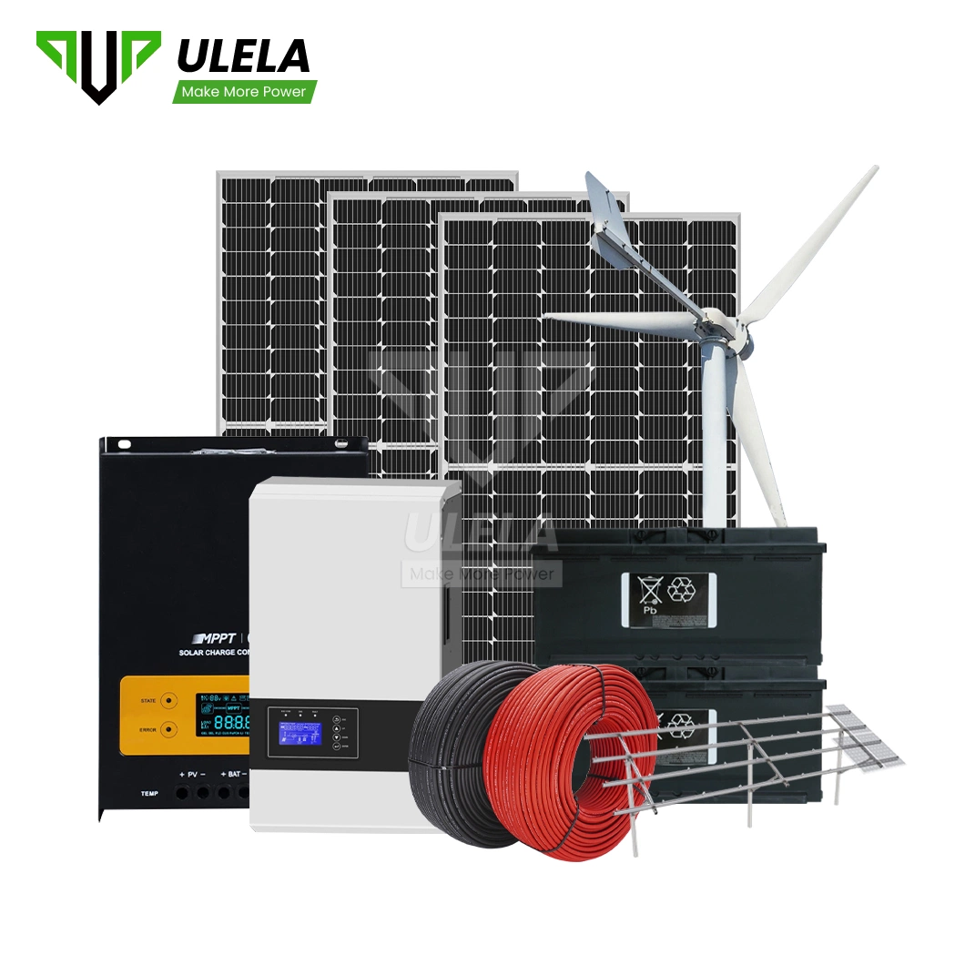 Ulela Solar Panel Generator Portable Suppliers Sample Available 3kw Solar System off Grid China Hybrid Wind and Solar Electric Systems 1kw