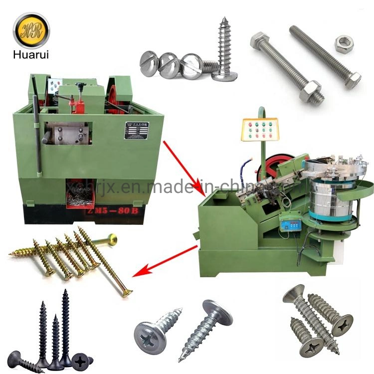 Hochwertige Kaltheading Maschine Gewinde-Rollen-Maschine Automatische Schraube / Schraube / Mutter Maschine Wird Gemacht