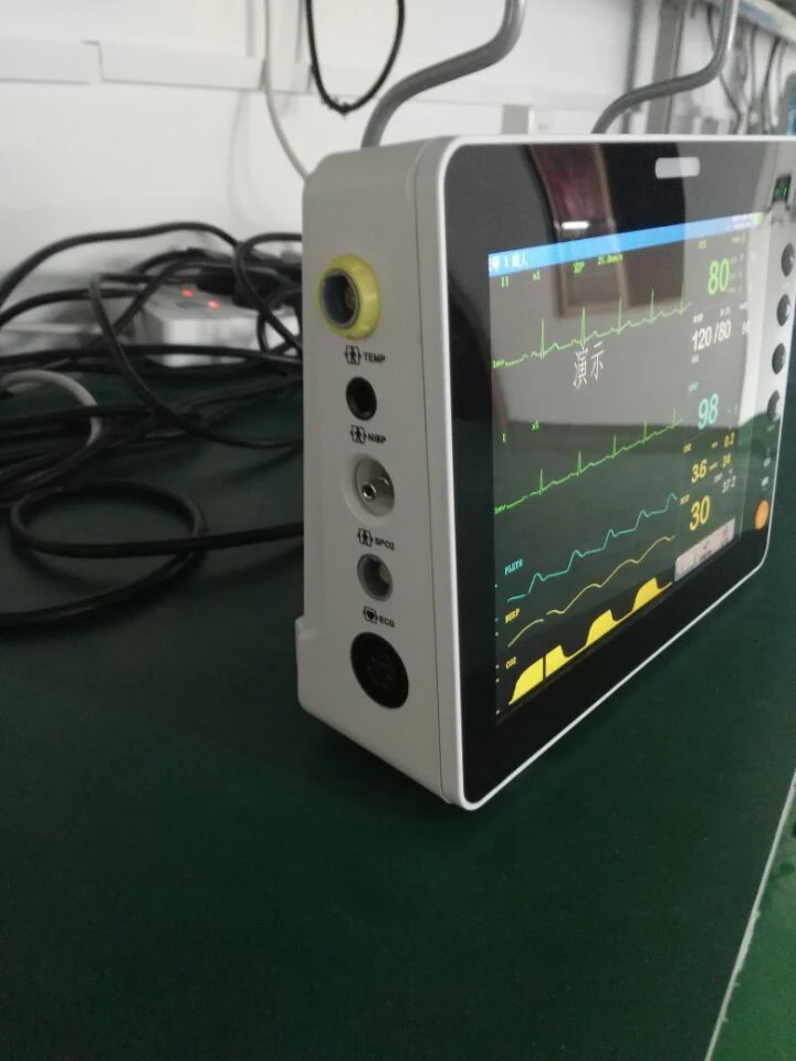 Rsd6000 Hospital Diagnostic Machine Patient Monitor ECG SpO2 NIBP Temp Pr Resp 6parameters