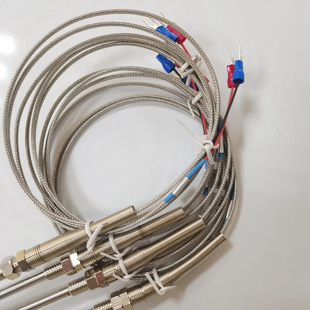 Hot Runner Thermocouple T-Type Temperature Sensing Line K Type J Splitter Plate Temperature Probe, Mold Right Angle J Type