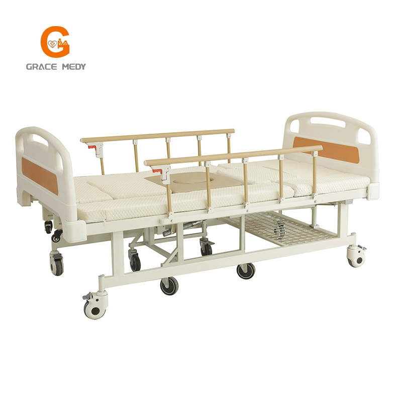 Handicap Electric Bed Toilet Wheelchair Hospital Wheelchair Cum Bed with Toilet