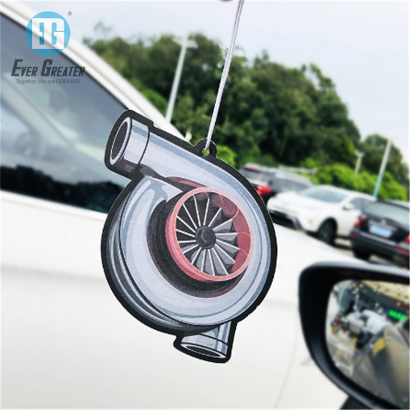 Custom Design Decorative Auto Hanging Perfume Paper Car Air Freshener