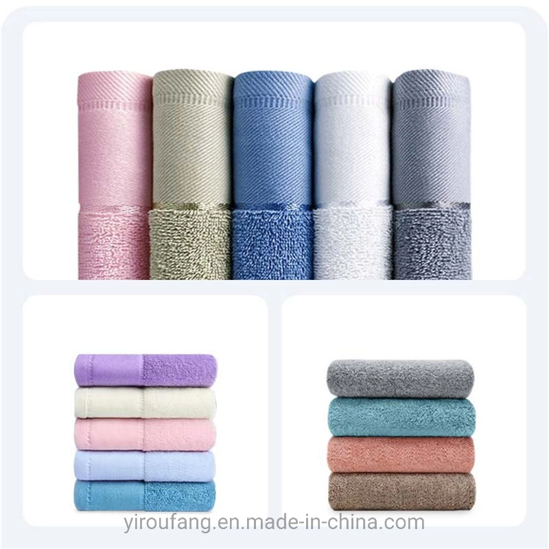 High Grade Customized Advertising Gift Set Highly Absorbent Shower Beauty Salon Face Bath Towel Three Piece Set