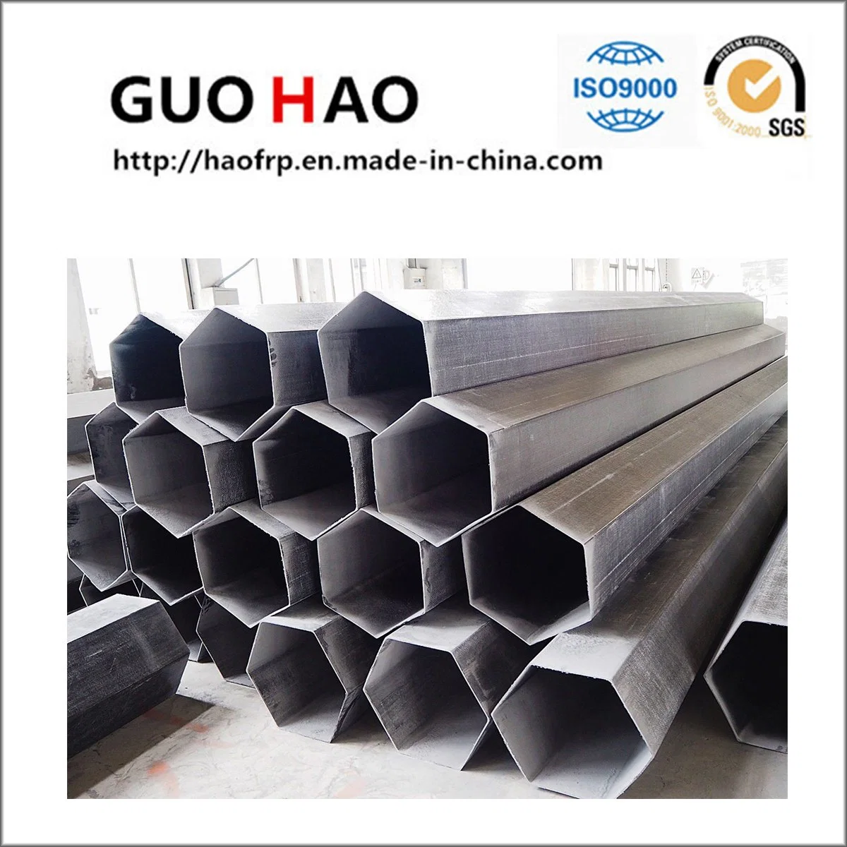 Good Hexagonal Honeycomb Demister FRP/GRP Pipe