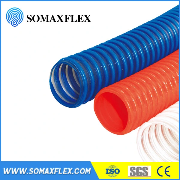 3/4 to 8 Inch PVC Plastic Helix Spiral Reinforced Water Suction Hose