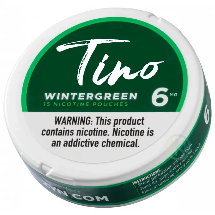 Flavor Nicotine Pouches Tinoo Smokeless All-White Nicotine Pouches Snus