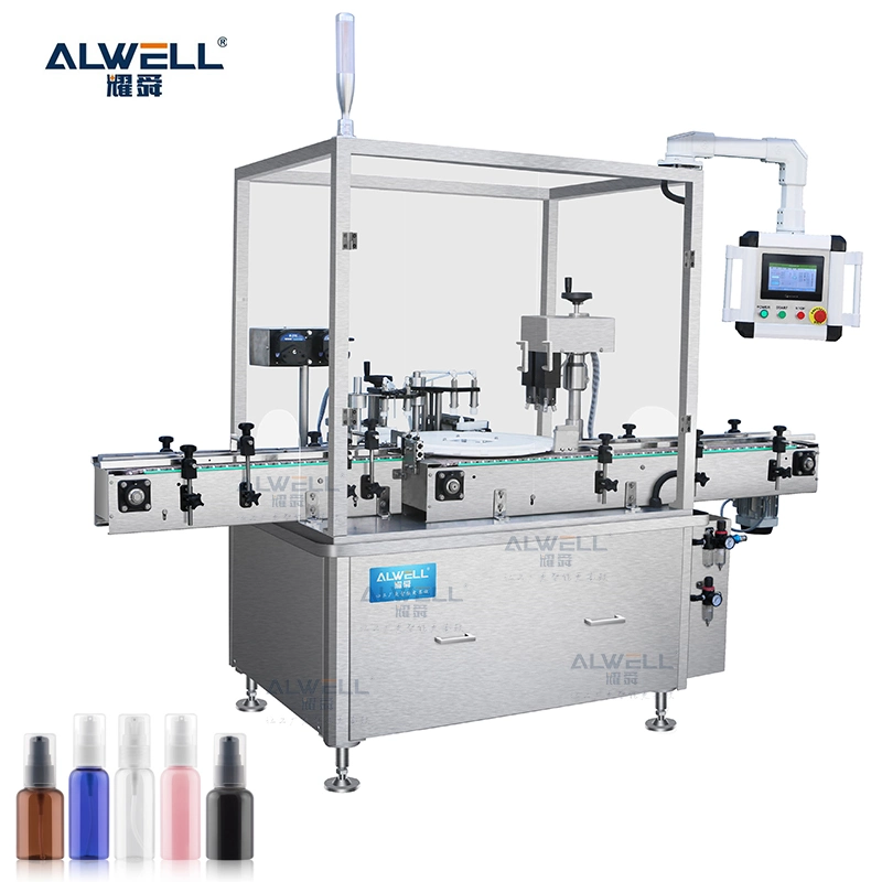 Automatic Small Capping Machine for Perfume Spray Cosmetic Bottle Filling and Capping Machine