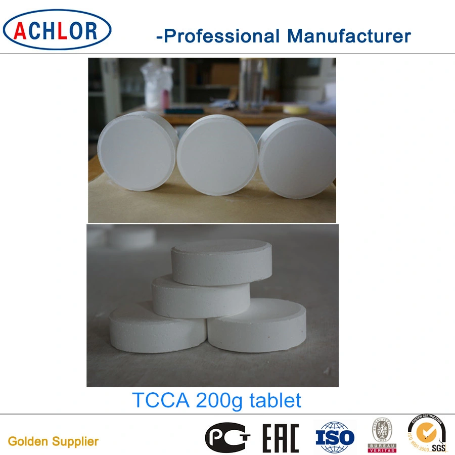 Water Treatment Swimming TCCA 90% Tablet Granular and Powder, Multifunctional Chlorine Tablets