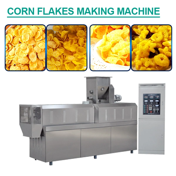 Aço inoxidável Corn Flakes Transformação para máquina de pequenos