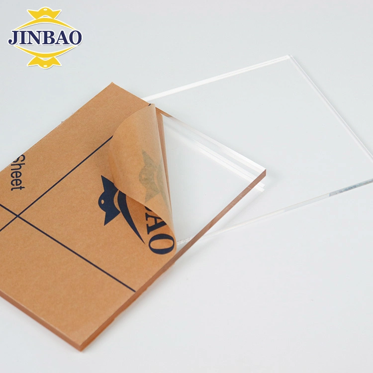 Jinbao 0.5mm 1mm 3mm 3.5mm Size High Gloss Perspex White Glitter Glare Acrylic Sheet for LED Sign Board