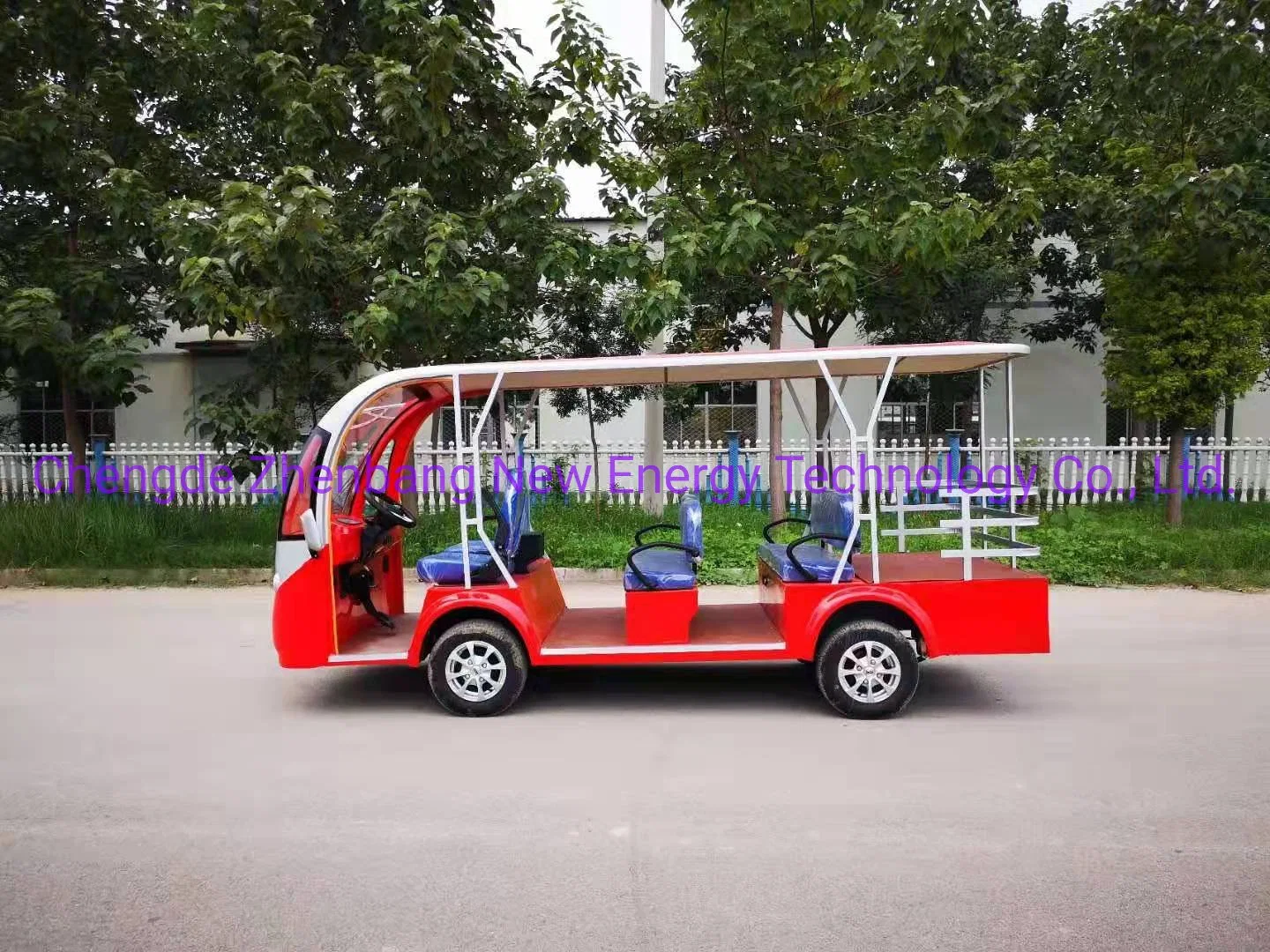 Hot de vendre la voiture électrique sightseeing bus passager avec 8 places Ville Amusement Park School Voiture de tourisme