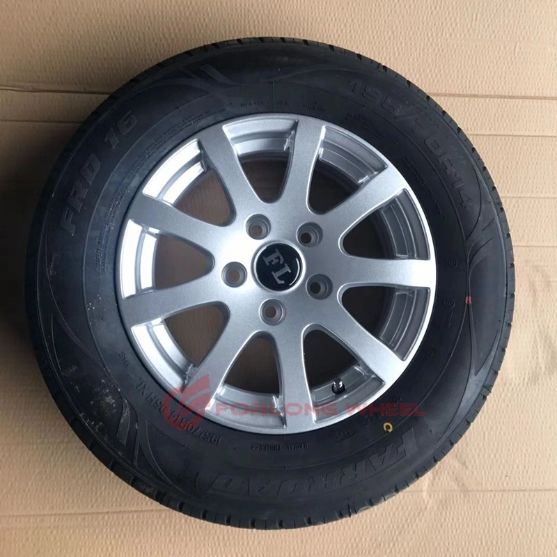 Forlong Wheels Alloy Trailer Wheel Rim 6jx13 5/112/67.1 Et30 950kgs with 195/50r13 Tire Assmblied for Campling Caravan Trailer Use