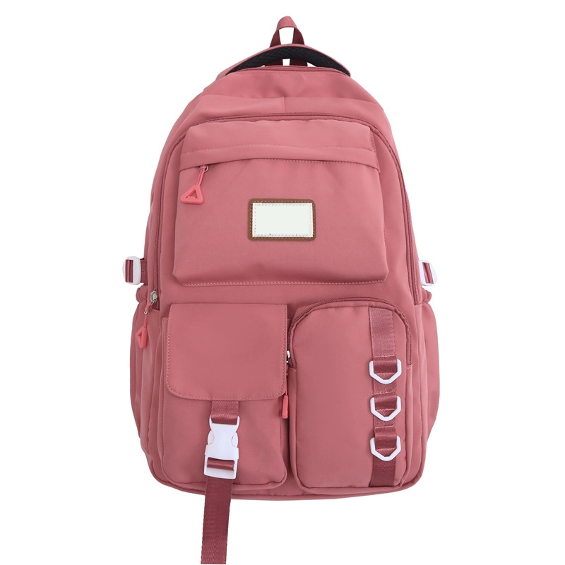 Fashion Trend Beautiful Korean Women Zipper Ladys Cute Nylon School Bag