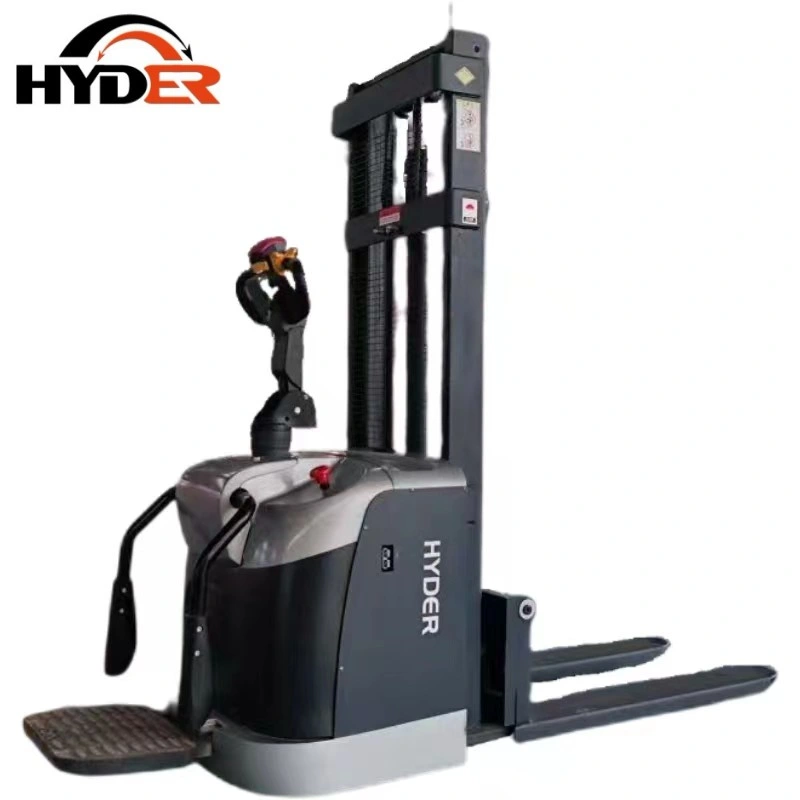 Factory Price Electric Stacker Material Handling Equipment Standing-on Stacker Lifting Height 3000mm