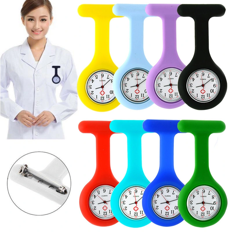 Low Cost for Wholesale/Supplier Doctor Nurse Watch Chest Pocket Silicone Breast Watch