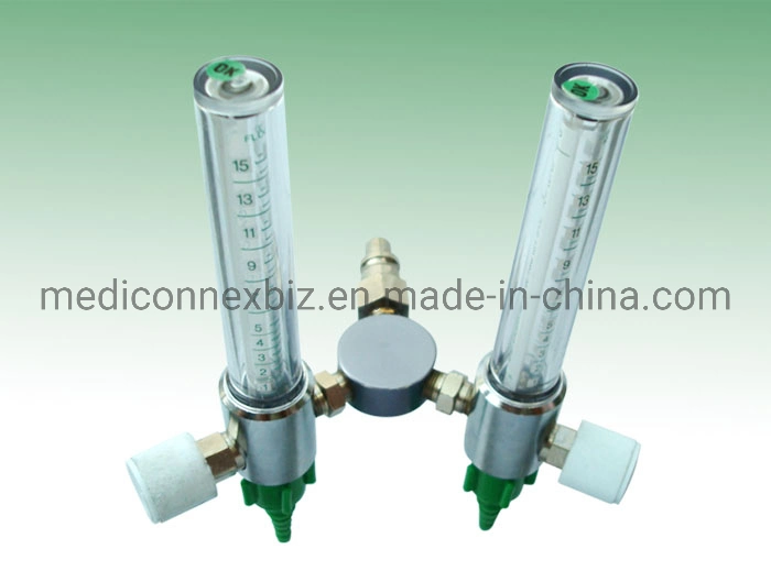 Double Click Style Oxygen Flowmeter Regulator