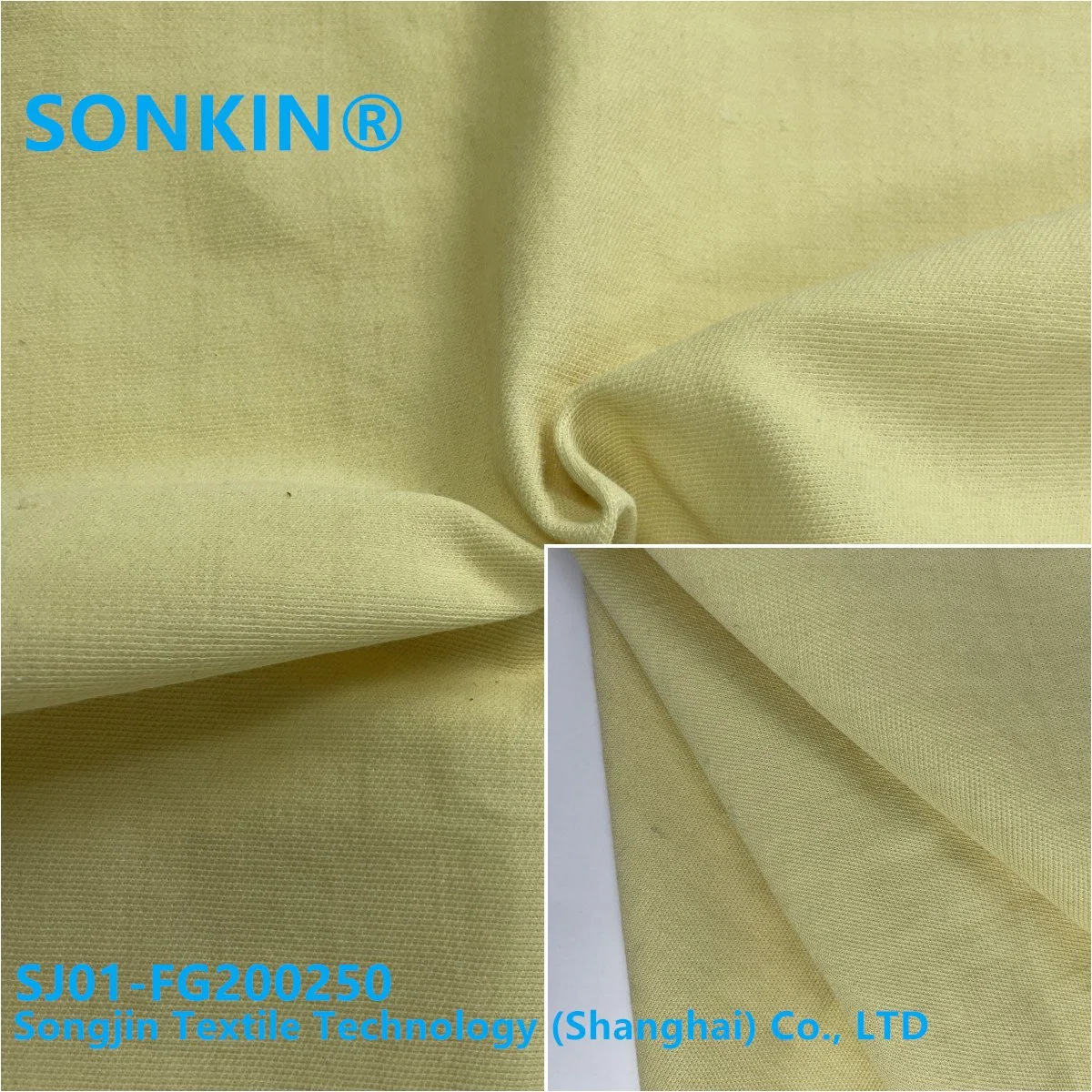 China Manufacturer 250GSM High Temperature Resistance PARA Aramid Fiberglass Cut-Resistant Flame Retardant Garment Fabric