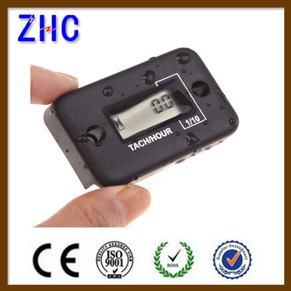 Wasserdichte digitale LCD Auto Motorrad Elektronische Motordrehzahl Timer / Zähler/Betriebsstundenzähler