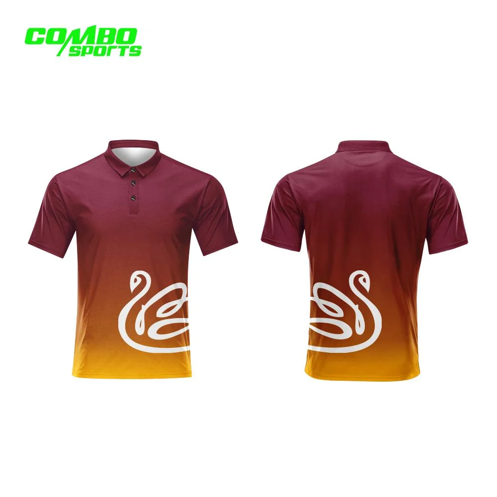 Combo Customized Men Polyester Quick-Drying Sublimated Golf Polo Shirt