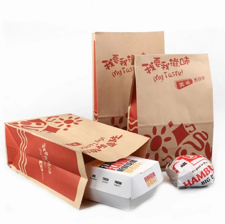 Caja de papel para hamburguesas/hamburguesas/almuerzos de plástico automático, KFC, Macdonald comida rápida/pizza bolsa de papel Bandeja de papel sobre Express Courier bolsa de taza máquina de formación de placas