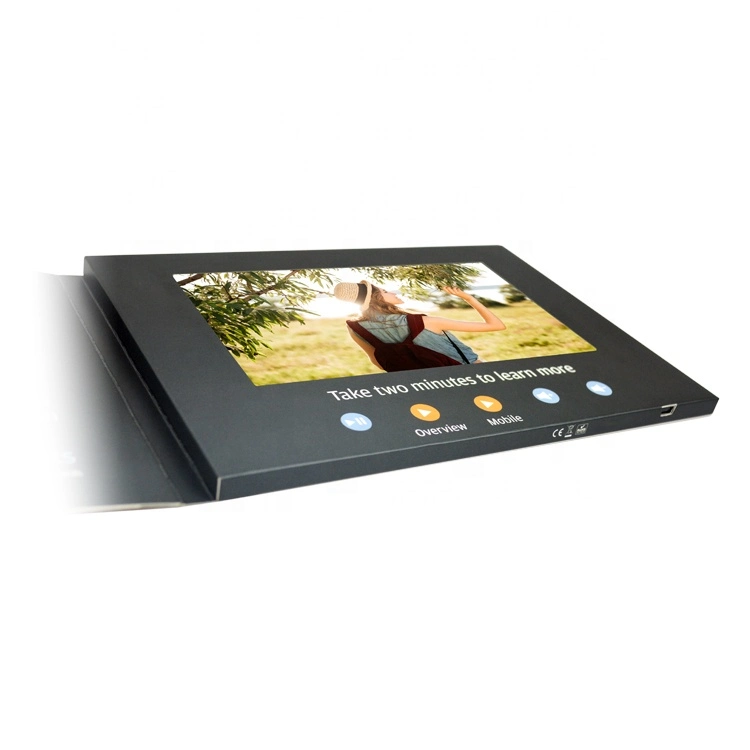 Creative 2.4/4.3/7 Inch LCD Display A4 A5 Digital Greeting Card