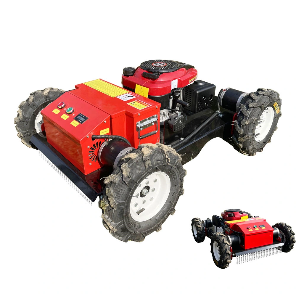 Crawler Robot Ht550 Gas Gras Schneiden Löschen Schnee Rasen Mäher Maschine