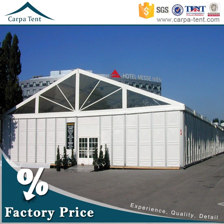 Modular and Movable Design Large Trade Show Tent Big Exhibition Tent with Solid ABS Panel Walls