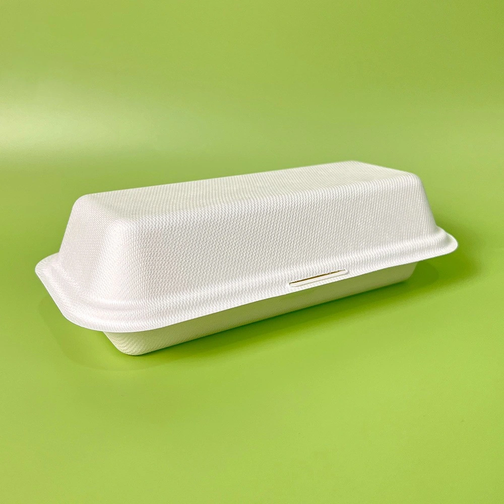 Environmental Degradation Food Packaging Containers for Hot Dog Burger Salad