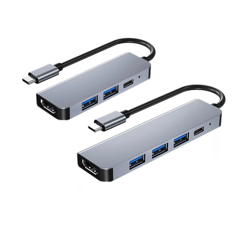 4-in-1 USB3.0 Type-C Hub and Docking Station with HDTV